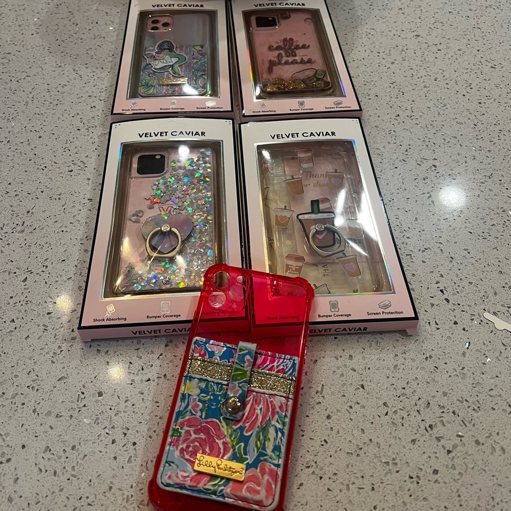 Five different iPhone 11 Pro Max cases